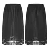 Kvinnors leggings foder kjol anti stati halv längd underskjol för klänning botten säkerhet hanfu petticoat tunna slip under yq240130