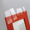 30 10 mm x 3000 Stück transparente rechteckige Klebeetikettenaufkleber transparente PVC-Etikett-Dichtungspaste für Geschenkbox-Dichtungspaste267j