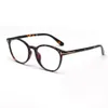 Fashion Sunglasses Frames Evove Round Eyeglasses Men Women TR90 Glasses Frame Man Black Tortoise Transparent Eyewear Fake For Opti286E