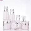 Luxury Facial Cream Jars 15G 30G 50G Acrylic Cosmetic Airless Serum Lotion Pump Containers Makeup Case Refillable Bottle 6pcsgoods Ifxm Rlgp