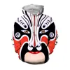 Peking Opera 3D Gedrukt Hoodies Voor Mannen Kleding Klassieke Chinese Cultuur Kunst Vrouwen Grafische Sweatshirts Y2k Trainingspak Hoody Tops 240129