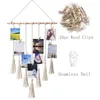 Wandtapijten 2-pack hangende po-display macrame Boheemse kunst wandtapijten muur foto's decor chique huisdecoratie