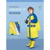 Raincoats Children's Raincoat Style Suit For Boys And Girls Thickened Waterproof Full Body Boys' Primary School With Schoolbag Poncho