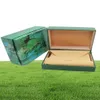 Cajas de relojes de lujo verdes con la caja de relojes RO originales billetera de tarjetas Bita de billetera de lujo 3333807