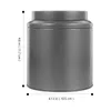 蓋付き茶容器の茶容器気密ティンバッグブリキ瓶の食物缶