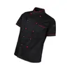 Outros Vestuário Unissex Jaqueta de Chef Food Service Manga Curta Respirável Uniforme Executivo Roupas Casaco de Chef para Catering Garçom Hotel Restaurante