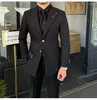 メンズスーツ最高品質の黒人男性ブレイザーホンブルマリエージホムパーソナライズされたパーティードレススタイル用途のスーツコート紳士