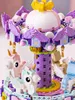 Blokken WLtoys 3001 874pcs Carrousel Muziekdoos Gebouw Woondecoratie Anime Creatief Cadeau Speelgoed Voor Kinderen Adultsvaiduryb