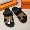 Sandales Chypré Femmes Designer Diapositives Pantoufles Chypré Fourrure Cuir Shearling Toile Slide Fuzzy Peluche Pantoufle Orange Rouge Luxe Femmes Été Hiver Sandale Chaussures