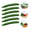 Decorative Flowers Artificial Food For Display Simulation Cucumber Model Plastic Plants Desktop Decoration