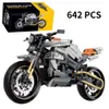 ブロック1 8 579PCSハイテククラシックモーターサイクルビルディングモデルブロックオザーシティレーシングブリックボーイズおもちゃldren's Birthday GiftVaiduryb