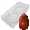 2 полости поликарбонат пасхальные яйца форма для шоколада форма страусиного яйца форма для конфет T200703237E