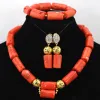 Perles de corail africain nigérian pour femmes, ensemble de bijoux de perles de corail de mariage, nouveaux ensembles de bijoux, livraison gratuite Cnr448