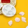 Baking Moulds 3D Mini Conch Seashell Silicone Mold Cupcake Topper Chocolate Fondant Mould Clay Gumpaste Model Cake Decorating Tools Bakeware