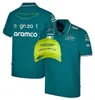 Abbigliamento da motociclista della nuova stagione Nuova polo estiva per studenti di F1 Formula 1 personalizzata con lo stesso stile di cappelli in regalo