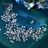 Hair Clips YouLaPan Bride Decoration Beaded Flowers Bridal Wedding Hairpiece Woman Party Rhinestone Jewelry Accessories HP624