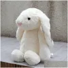 Peluche dell'orecchio del coniglietto del coniglio di Pasqua Giocattoli morbidi della bambola dell'animale farcito Bambole del fumetto di 30 cm 40 cm