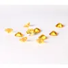 Edelstenen Nieuwe Mode Gele Kleur 12x12 MM Vierkant Geslepen Citrien Stenen 12.5ct Losse Edelsteen Hotsale Sieraden Geschenken 10 stks/set Groothandel