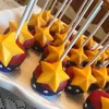 Bakvormen Stervorm Chocoladevorm Vijfpuntig Snoep Siliconen Mal Voor Jelly Ijsblokjes Koekjes Cake Pop Decoratie Gereedschappen Cupcake