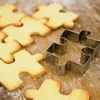 Forme de puzzle moule à biscuits forme de biscuit de Noël en acier inoxydable emporte-pièce bricolage dessert ustensiles de cuisson moule à gâteau accessoires de cuisine CCJ3042