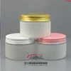 Barattolo in PET trasparente satinato da 120 g, contenitore per alimenti in plastica ermetico da 120 ml con tappo in alluminio oro/bianco/rosa, base spessa, migliore quantità Ulokq