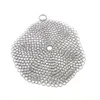 Keychains Inches Stainless Steel 316L Cast Iron Cleaner Chainmail Scrubber For Pan Pre-Seasoned Dutch Ovens Waffle