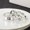 Anello in argento 925 con cuore d'amore Anello da donna con serpente Anello nuziale di alta qualità per coppia con scatola di design maschile e femminile Bu258H