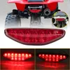 All Terrain Wheels ATV Red LED Tail Light Assembly For Honda TRX 450R Rear Brake Stop Lamp 450 R ER 2006-2014