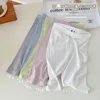 Pantalones Ropa de verano para niños 18M-8Y Pantalones cortos finos para niñas Calzoncillos modales para bebés Pantalones de seguridad de seda helada