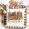 Pillow Fall Couch Cover Autumn Pumpkin Spice And Everything Nice Home Decor Boho Pillowcover Flowers