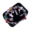 Bijoux de Club européen personnalisés en alliage, mélange de couleurs, perles européennes, lettres grecques, commande d'étoile de pâques, Bracelet OES, cadeau maçonnique