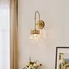 Lampy ścienne francuskie klasyczne kryształowy zabytkowe sypialnia salon lekka luksusowa korytarz schodów nocna lampa domowa