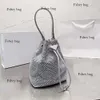 Bag designer diamant hink kvinnor handväska mode mini totes toppkvalitet glänsande roston lady axel kors body väska handväska damer koppling plånbok