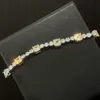 Pulsera Hecha de conchas naturales y ágata natural Chapado en Oro 18K diseñador para mujer Calidad T0P cristal de diamante estilo clásico regalo exquisito 004