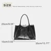 Schoudertassen Koreaanse Casual Tote Bags Voor Vrouwen Luxe Designer andbag Portemonnees 2023 Nieuw In PU Olie Wax Leater Grote Capaciteit Onderarm Soulderqwertyui45