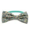 Dog Apparel 10 Pcs Bowties With Flowers Pattern Handmade Pet Puppy Collar Neckties Cat Grooming Accessories Supplies