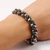 Bracelets Bracelet du crâne pour hommes Rétro 316l Bijoux en acier inoxydable Bijoux de mode Hip Hop Accessoires