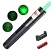 Torcia tattica con puntatore laser verde da caccia ad alta potenza Torcia tattica ricaricabile con messa a fuoco regolabile con caricabatteria 4 colori250E