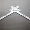 Hangers Custom Wedding Dress Hanger Personalized Personalised Bridal Engraved Bridesmaid Gift Shower