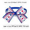 Hundkläder 30/50st American Independence Day Style Pet Bow Tie Products Små krage tillbehör