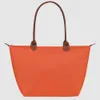 Partihandel Eco Friendly Recycled Foldble Canvas Leather Shopping Tote Bag Work Travel Livsmedelsväska med dragkedja