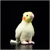 豪華な人形Pドールズ18cm小さな実生活の黄色のオカメインコのおもちゃ柔らかいオウムぬいぐるみ鳥動物おもちゃクリスマスギフト221103 Dr dhjod