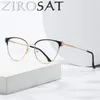 Zirosat 8611 Cat Eye Optyczne okulary okulary dla kobiet okulary okulary recepty pełne obręcze 240118