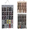 Eyeglass Sunglasses Container Organizer Storage Display Wall Hanging Bag Pocket Stand Organizer Holder For Glasses Storage2424