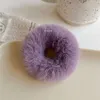 Nuovo anello in peluche autunno/inverno imitazione corda per capelli di coniglio corda per testa dolce e carina gomma alta elastica semplice e versatile