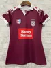 2024 Harvey Norman Womens Home/ Qld Maroons Rugby Jersey Storlek: S-XL (Anpassat namn och nummer)