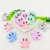 Colliers 10pcs Cartoon Animal Silicone Beads Lion Cat Patrol Bpafree Baby Teether ACCESSOIRES Collier de dentition bébé