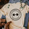 女性のTシャツCrossFit Fitness Tシャツ女性コミックサマーTシャツ女性2000年代ストリートウェア衣類240130