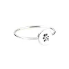 Anelli di anelli anelli di stampa sterling sterling sterling sterling anello di stampa personalizzato inciso amante per animali domestici realizzati regalo per gatto dog dy gfts