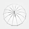 우산 4pack 23 인치 투명한 대형 캐노피 스틱 자동 개방형 방풍 야외 우산